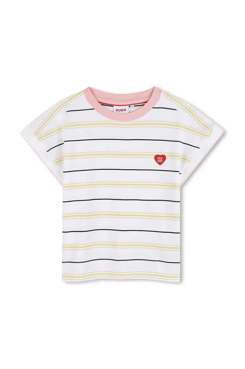 Tricou HUGO pentru copii din bumbac Tricou HUGO pentru copii din bumbac