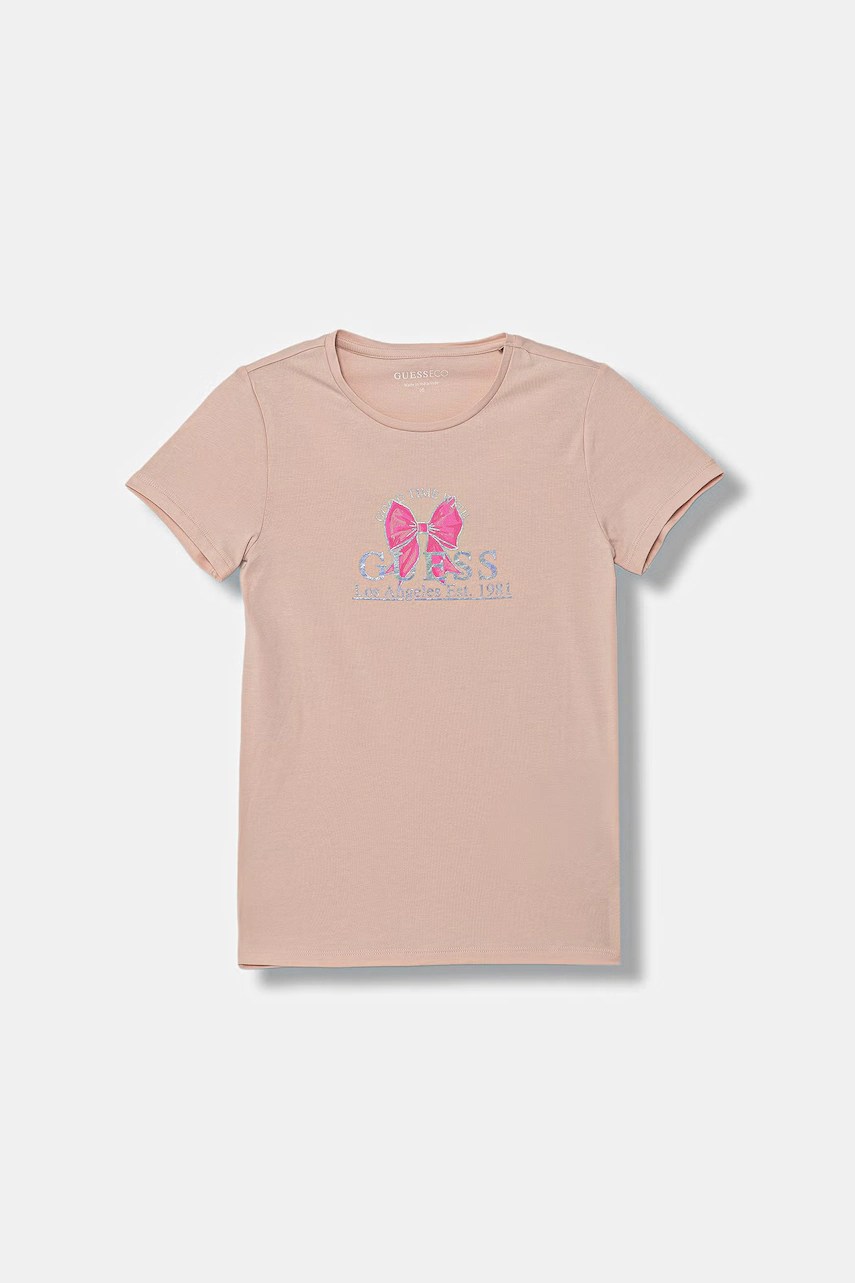 Guess tricou basic din bumbac pentru copii Guess tricou basic din bumbac pentru copii