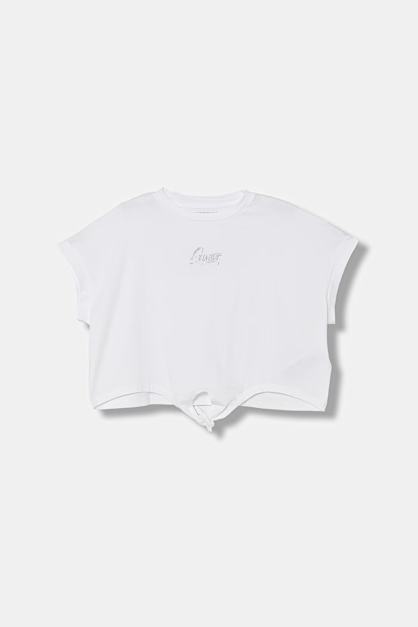Guess tricou pentru copii, din bumbac cu elastan Guess tricou pentru copii, din bumbac cu elastan