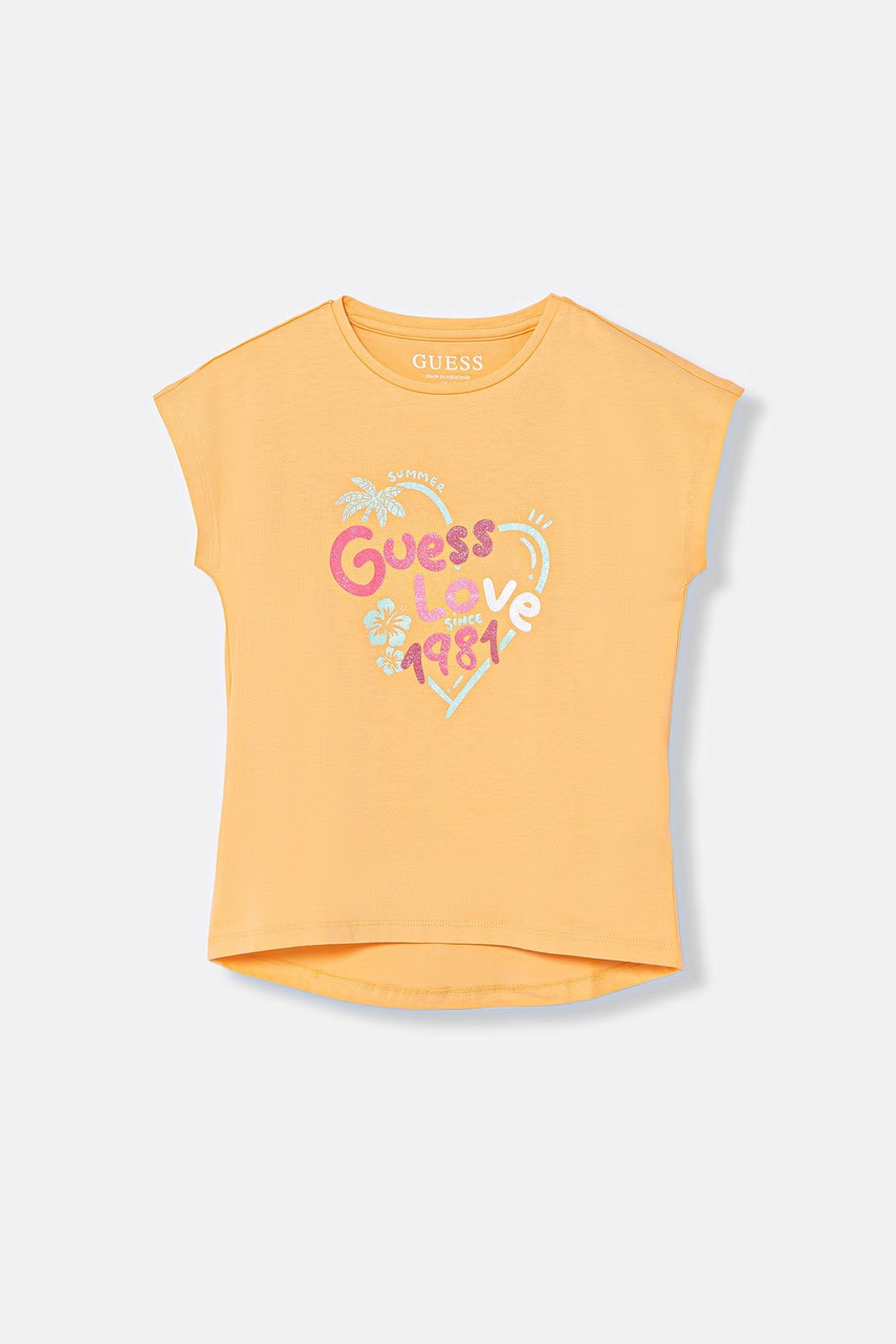 Tricou guess pentru copii, din amestec de bumbac Tricou guess pentru copii, din amestec de bumbac