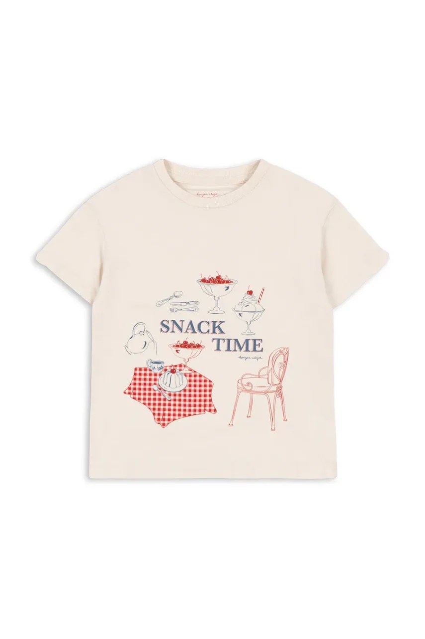 Tricou de bumbac pentru copii FAMO TEE GOTS de la konges sløjd Tricou de bumbac pentru copii FAMO TEE GOTS de la konges sløjd