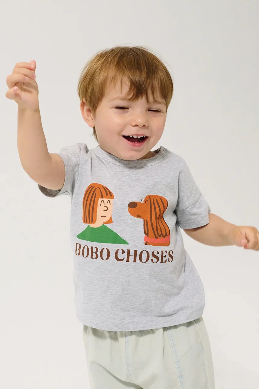 Tricou din bumbac pentru bebeluși bobo choses friends in a Pickle Tricou din bumbac pentru bebeluși bobo choses friends in a Pickle