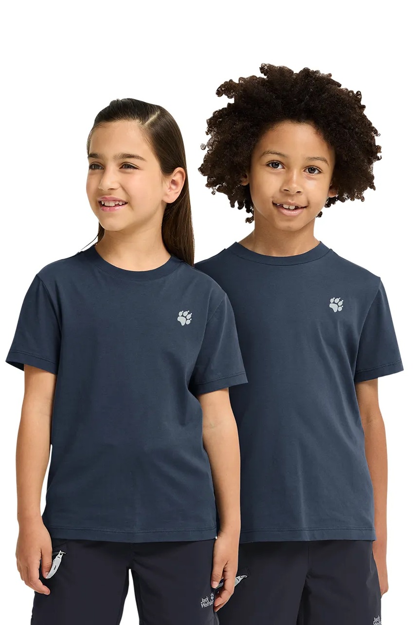 Tricou pentru copii jack wolfskin, din bumbac PAW t k Tricou pentru copii jack wolfskin, din bumbac PAW t k