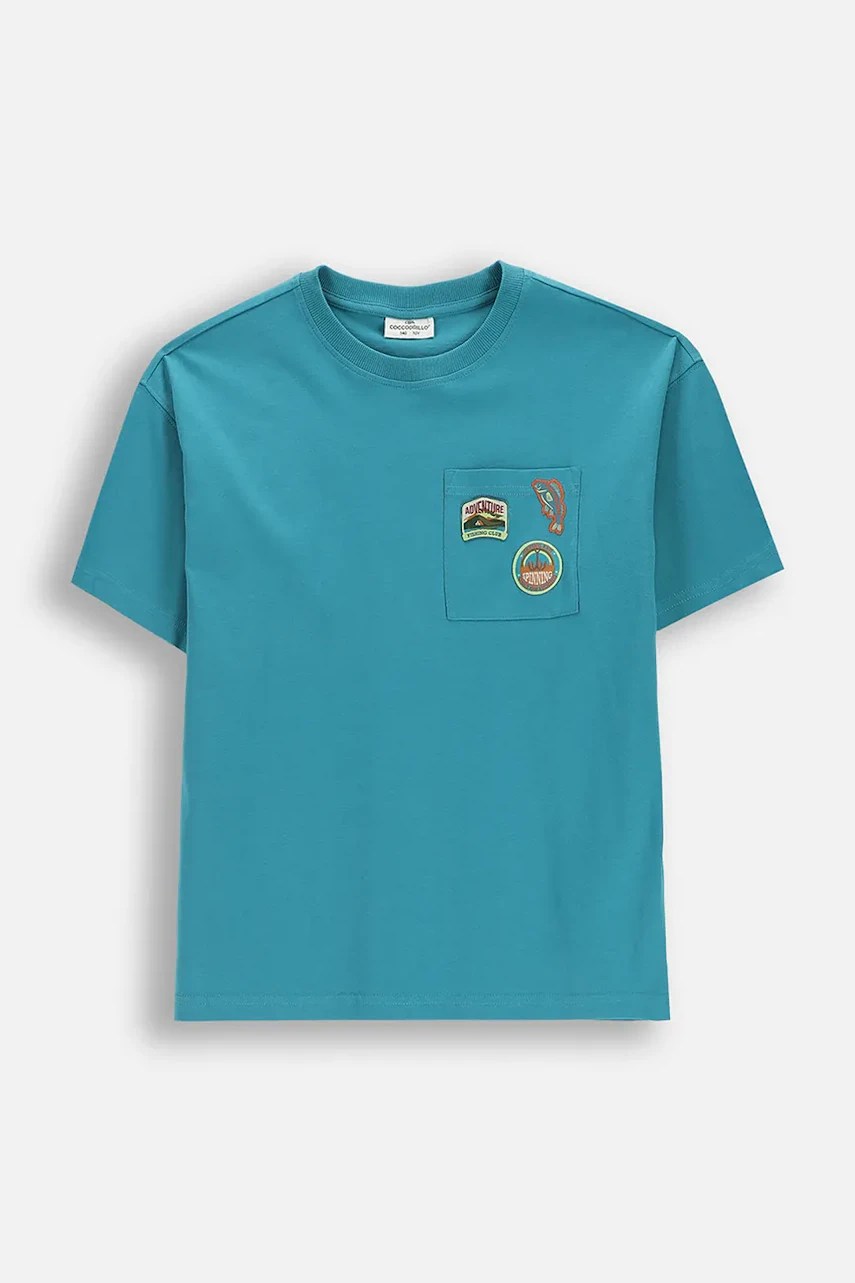 Tricou copii coccodrillo din bumbac Tricou copii coccodrillo din bumbac