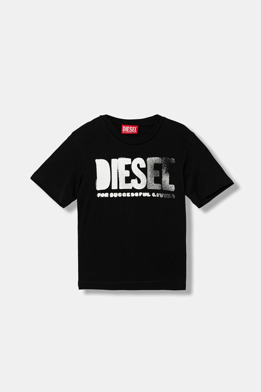 Tricou diesel de bumbac pentru copii THIDE OVER t-SHIRT Tricou diesel de bumbac pentru copii THIDE OVER t-SHIRT