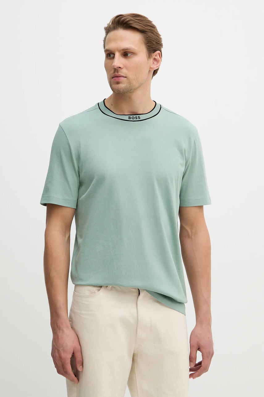 Tricou BOSS green din bumbac tee 5 Tricou BOSS green din bumbac tee 5