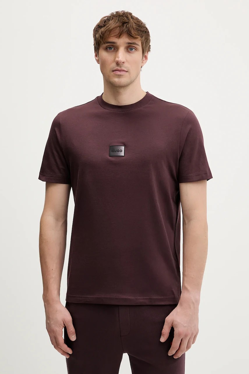 Tricou HUGO din bumbac Danotie Tricou HUGO din bumbac Danotie