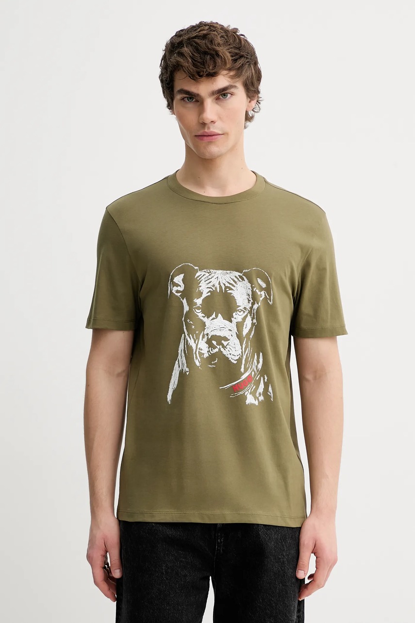Tricou din bumbac HUGO Dubrox Tricou din bumbac HUGO Dubrox