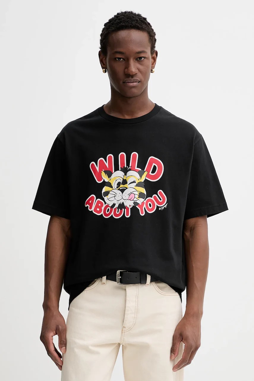 Tricou bărbătesc kenzo din bumbac Tricou bărbătesc kenzo din bumbac