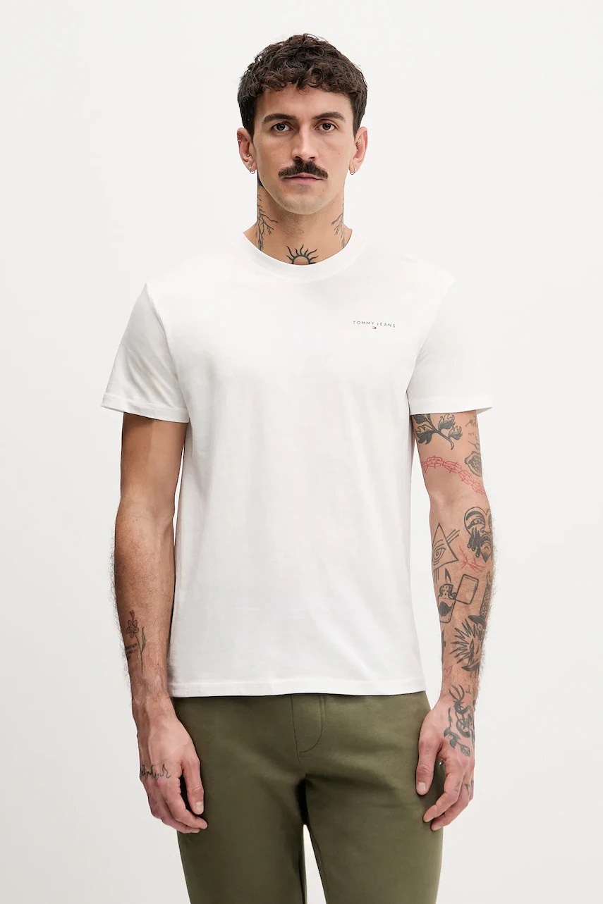 Tricou bărbați tommy jeans din bumbac, pachet de 2 Tricou bărbați tommy jeans din bumbac, pachet de 2