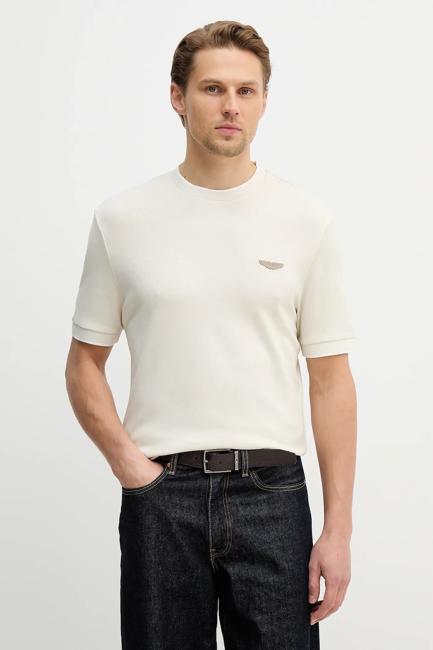 Tricou BOSS din amestec de lână c-thompson 242_am Tricou BOSS din amestec de lână c-thompson 242_am