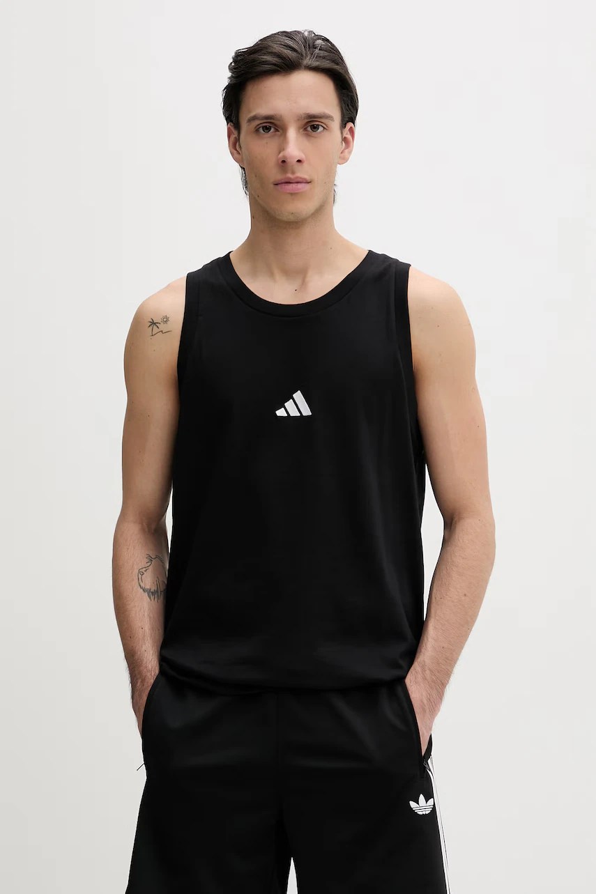 Tricou din bumbac adidas Tricou din bumbac adidas