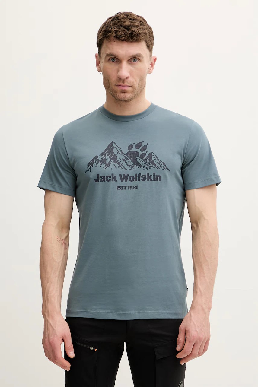 Tricou pentru bărbați jack wolfskin, din bumbac Carefree Tricou pentru bărbați jack wolfskin, din bumbac Carefree