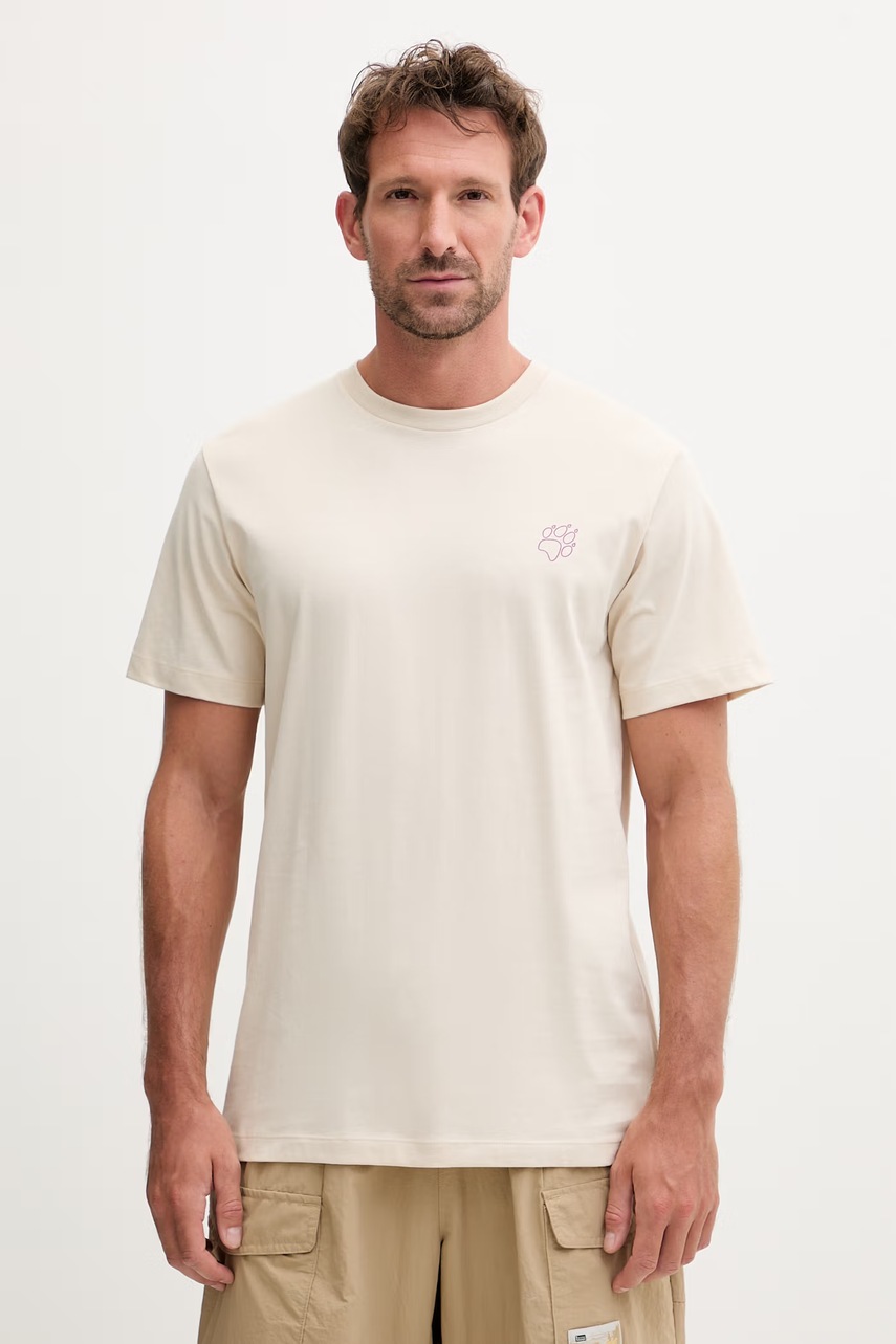 Tricou jack wolfskin pentru bărbați, din bumbac Celebrate The Paw Tricou jack wolfskin pentru bărbați, din bumbac Celebrate The Paw