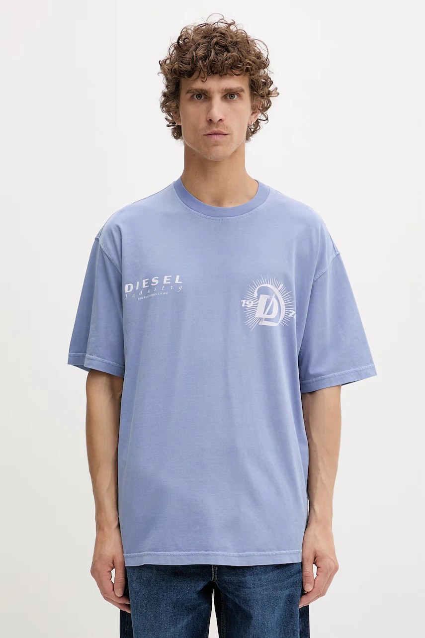 Tricou diesel pentru bărbați t-BOGGY-V6 din bumbac Tricou diesel pentru bărbați t-BOGGY-V6 din bumbac