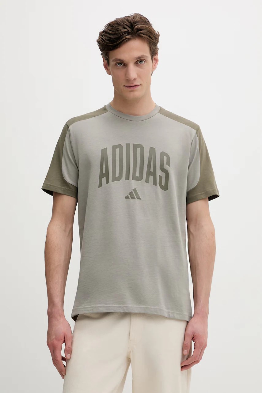 Tricou adidas din bumbac Collegiate Tricou adidas din bumbac Collegiate