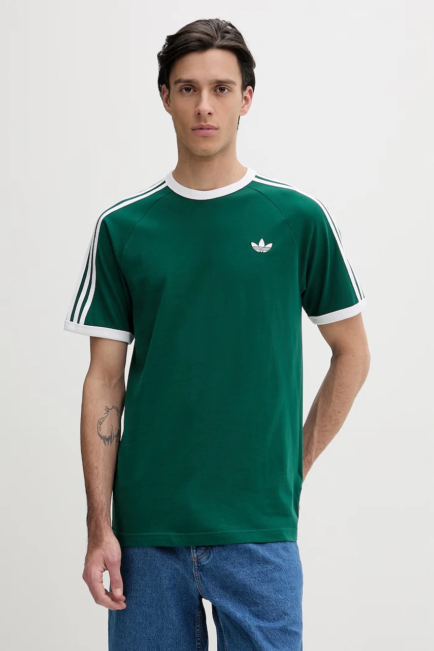 Tricou basic bărbătesc adidas originals din bumbac Tricou basic bărbătesc adidas originals din bumbac