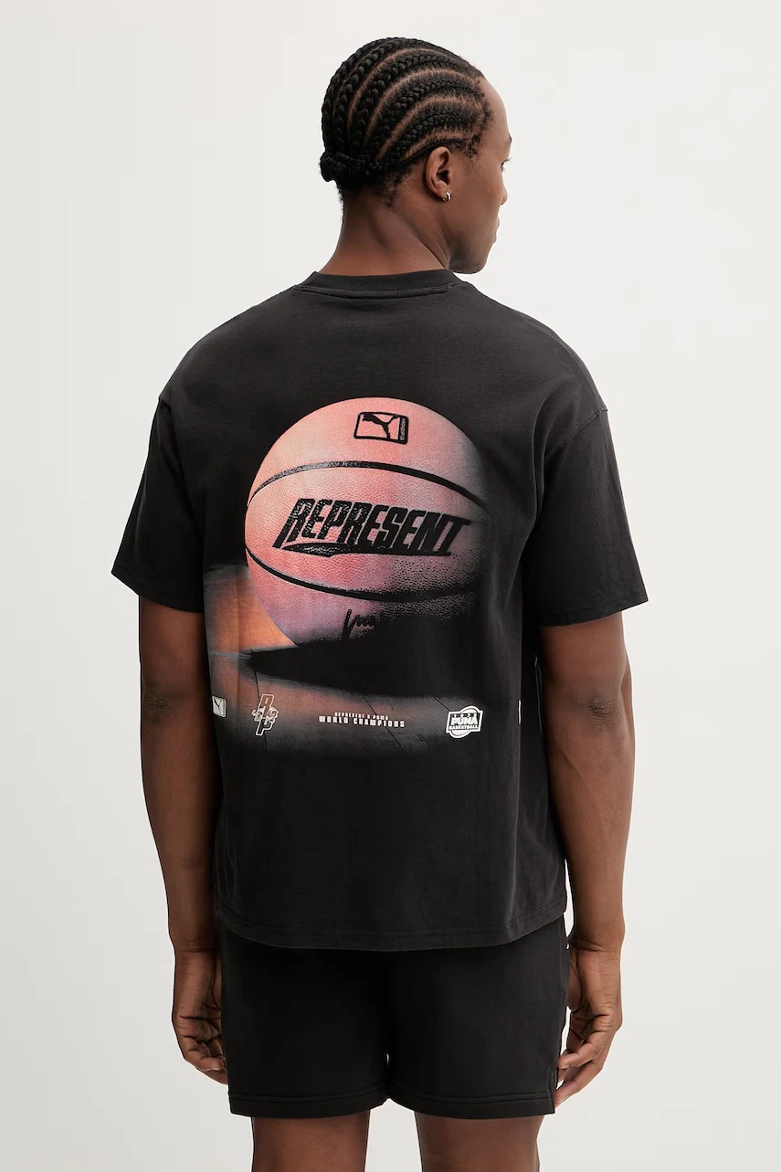 Tricou bărbați puma din bumbac Represent Tricou bărbați puma din bumbac Represent