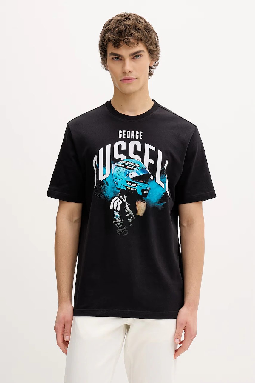 Tricou bărbătesc adidas din bumbac x Mercedes Tricou bărbătesc adidas din bumbac x Mercedes