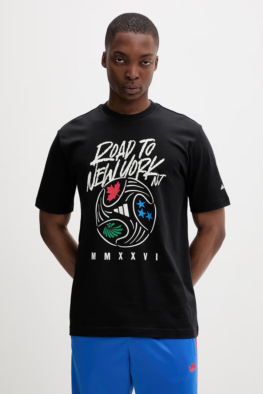 Tricou basic pentru bărbați adidas, din bumbac Tricou basic pentru bărbați adidas, din bumbac