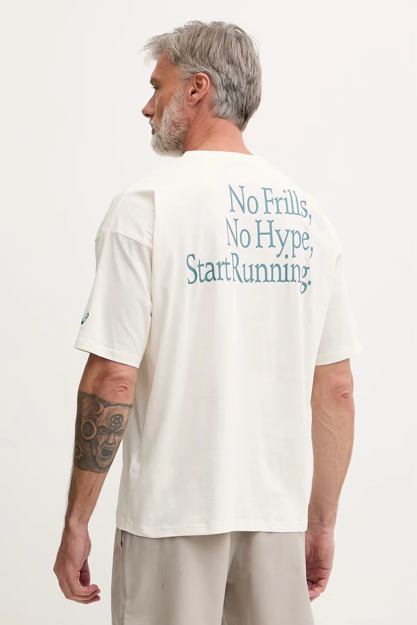 Tricou bărbătesc pentru alergat asics RUNNER MESSAGE Tricou bărbătesc pentru alergat asics RUNNER MESSAGE