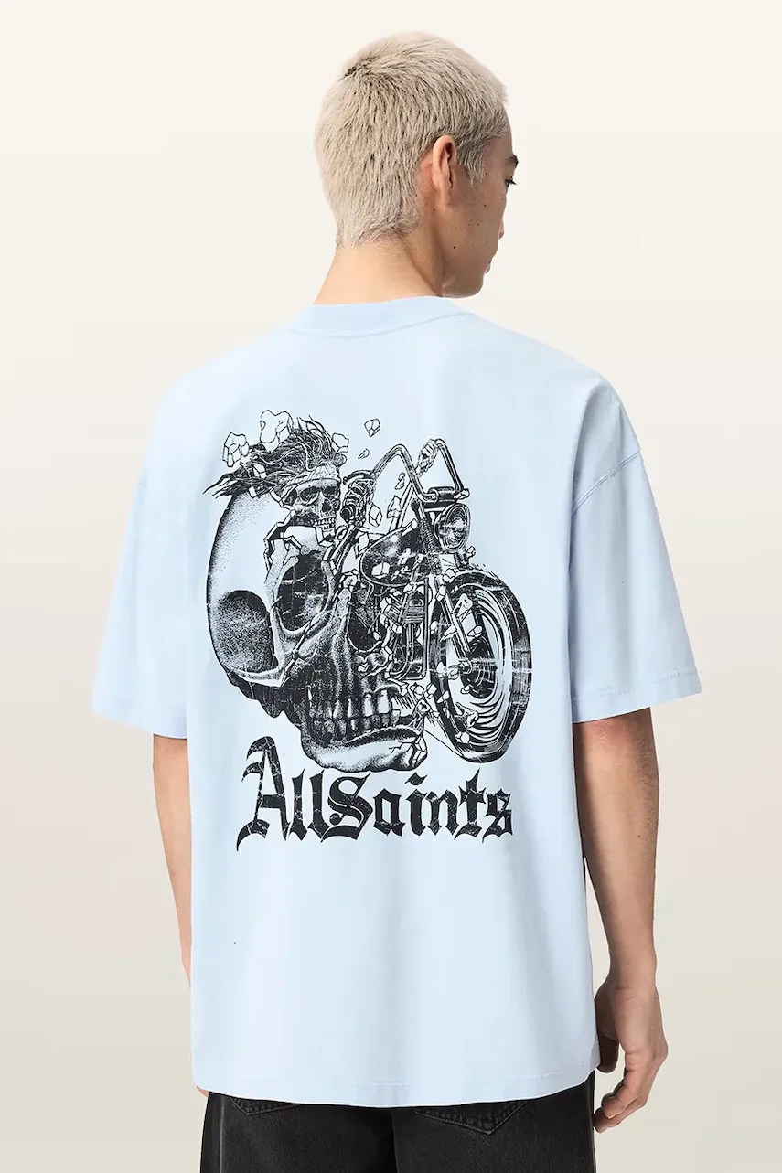 Tricou din bumbac AllSaints PANHEAD Tricou din bumbac AllSaints PANHEAD