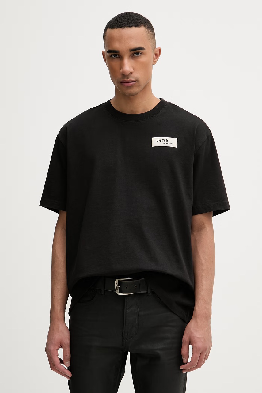 Tricou pentru bărbați g-star, din bumbac HB Badge Relaxed Tricou pentru bărbați g-star, din bumbac HB Badge Relaxed