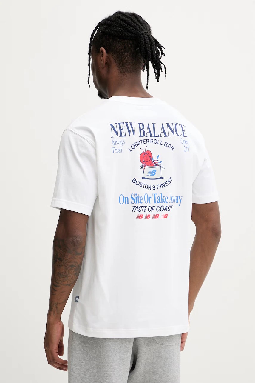 Tricou new balance pentru bărbați, din bumbac Lobster Tricou new balance pentru bărbați, din bumbac Lobster