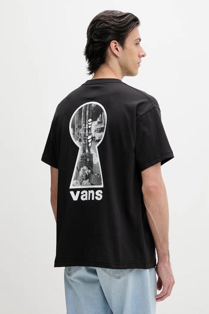 Tricou bărbați vans din bumbac Tricou bărbați vans din bumbac