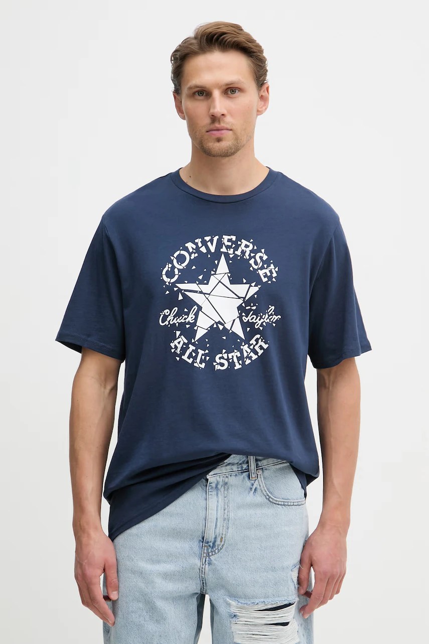 Tricou converse pentru bărbați, din bumbac Tricou converse pentru bărbați, din bumbac