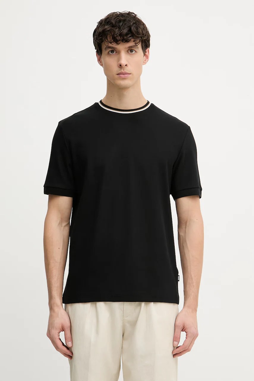Tricou BOSS pentru bărbați, din bumbac taut 40 Tricou BOSS pentru bărbați, din bumbac taut 40