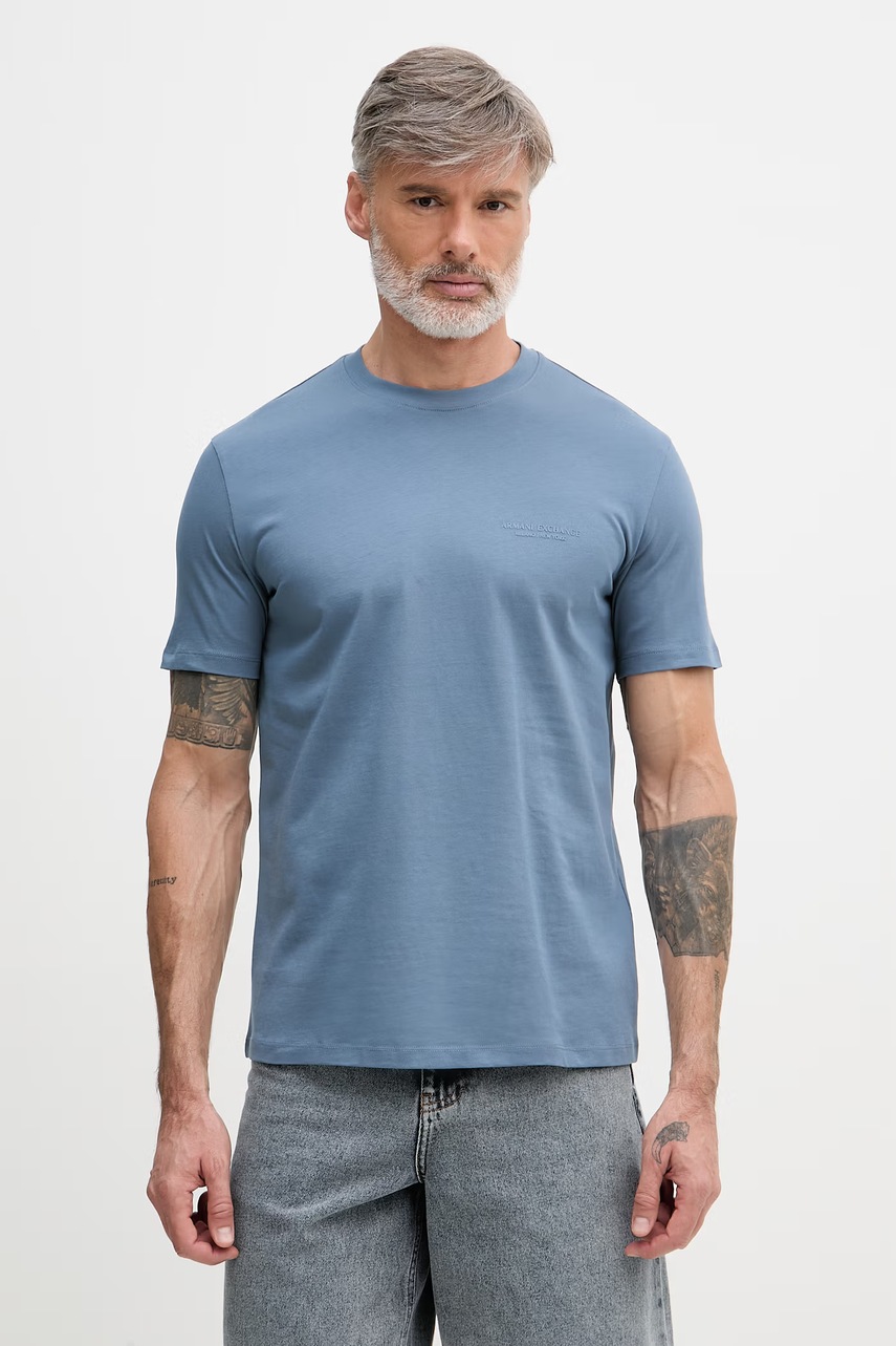 Tricou armani exchange pentru bărbați din bumbac Tricou armani exchange pentru bărbați din bumbac