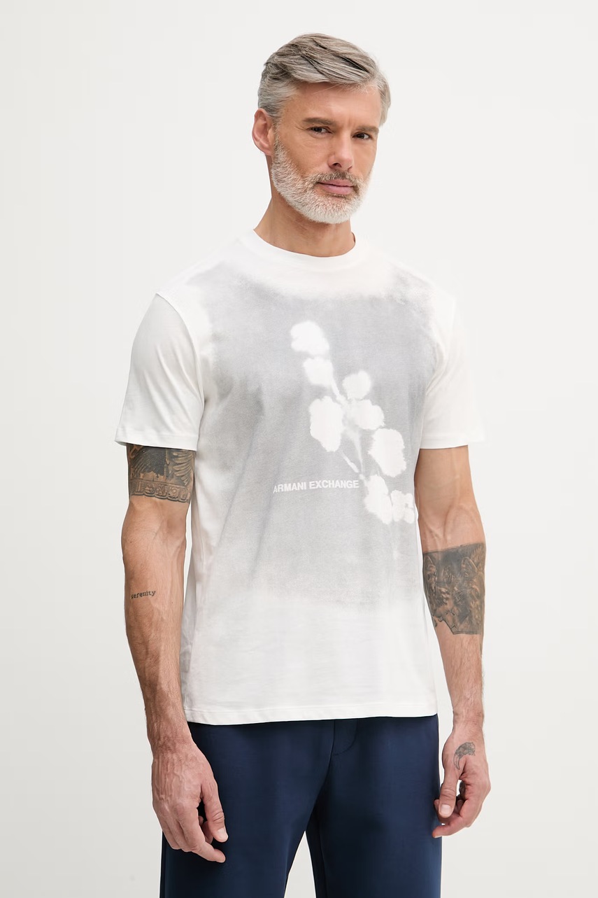 Tricou bărbați armani exchange din bumbac Tricou bărbați armani exchange din bumbac