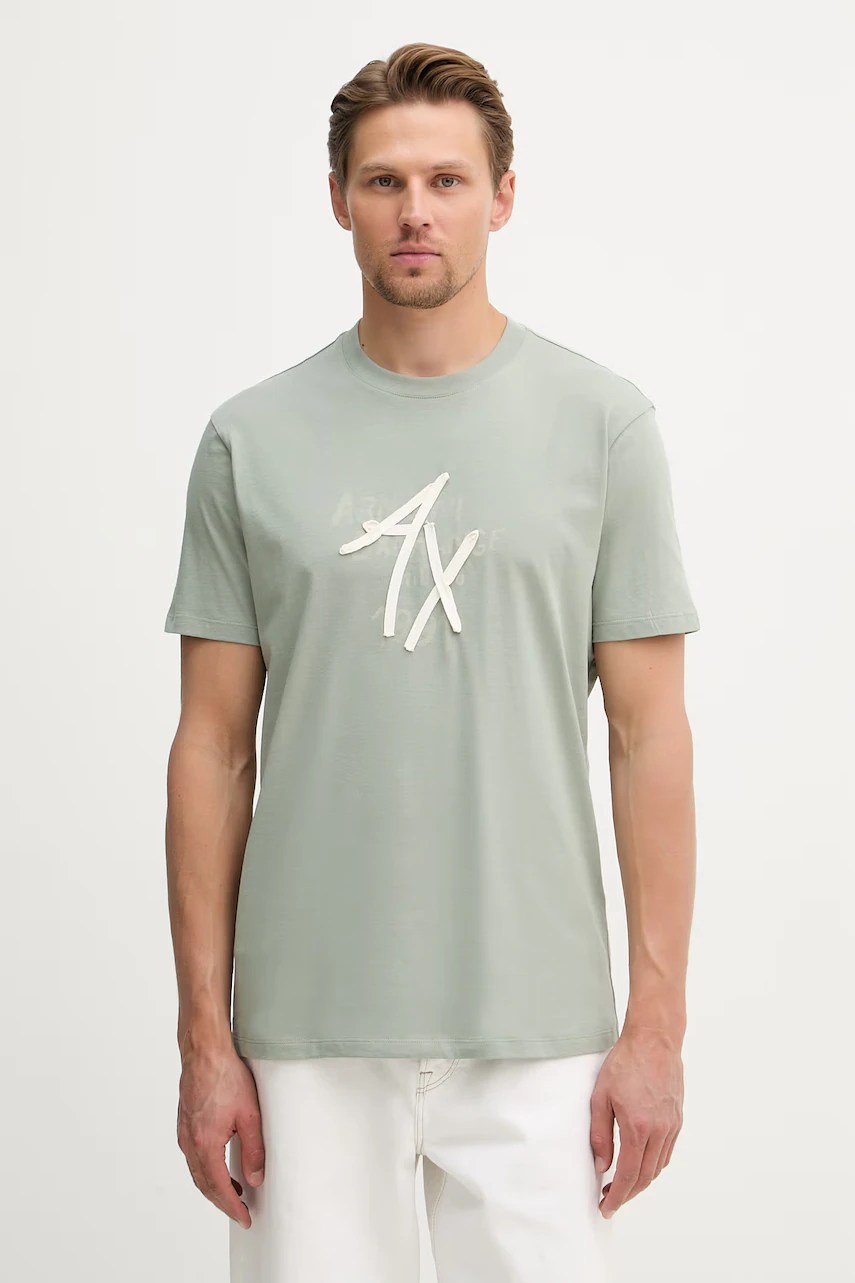 Tricou bărbătesc armani exchange din bumbac Tricou bărbătesc armani exchange din bumbac