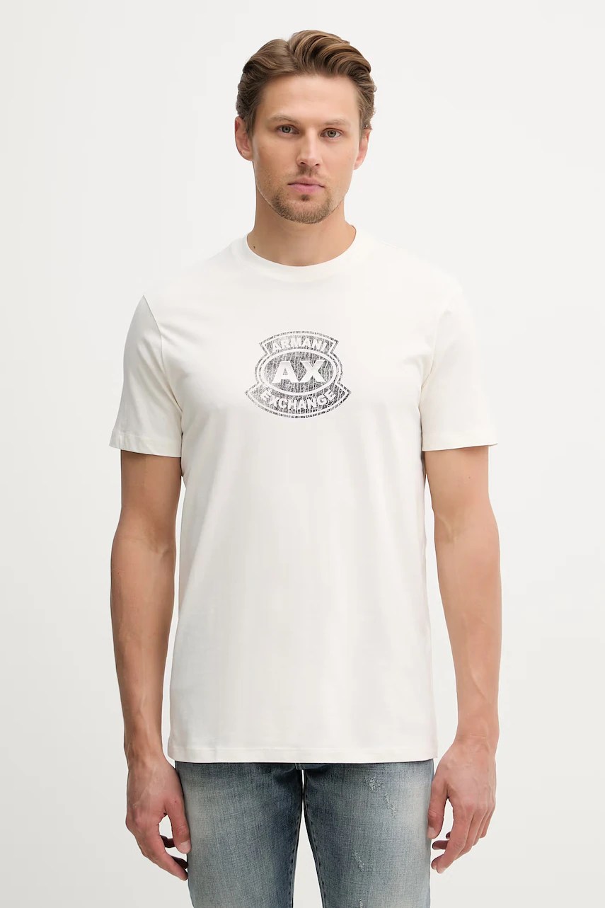 Tricou bărbătesc armani exchange din bumbac Tricou bărbătesc armani exchange din bumbac