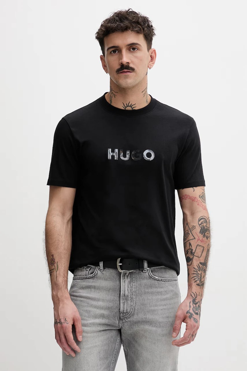 Tricou HUGO pentru bărbați, din bumbac Dumeo Tricou HUGO pentru bărbați, din bumbac Dumeo