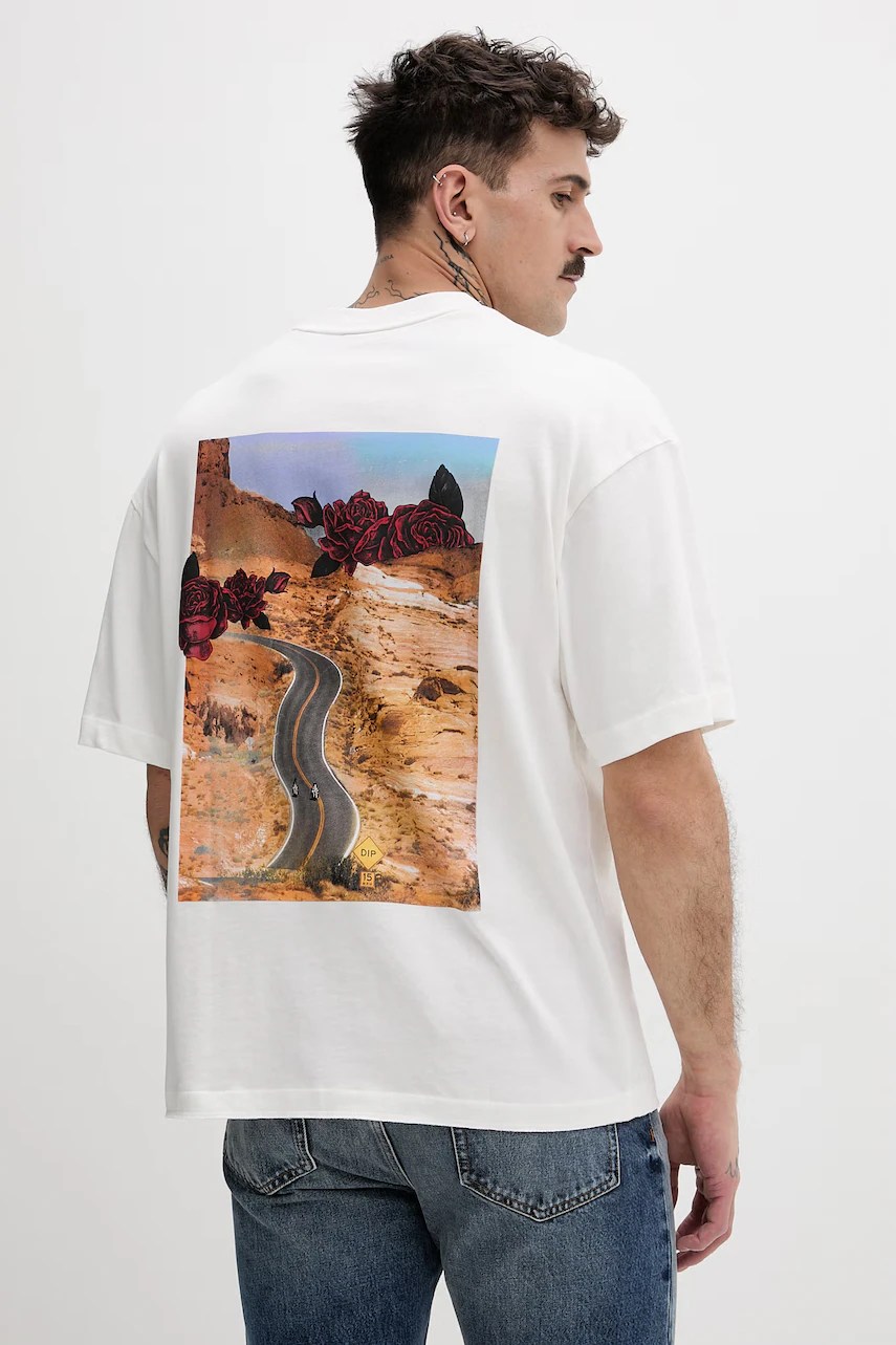 Tricou HUGO pentru bărbați, din bumbac Domans Tricou HUGO pentru bărbați, din bumbac Domans