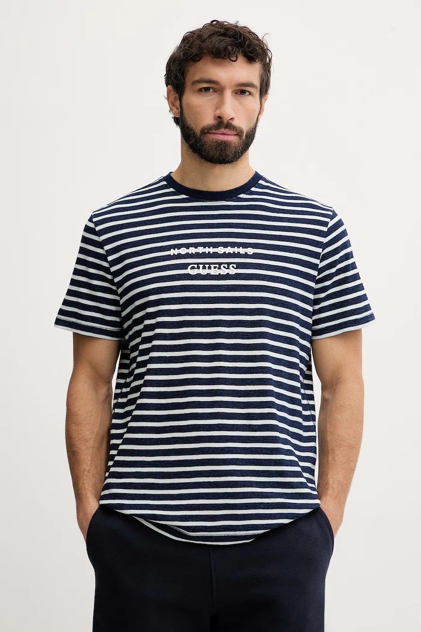 Tricou bărbătesc guess din bumbac x North Sails Tricou bărbătesc guess din bumbac x North Sails