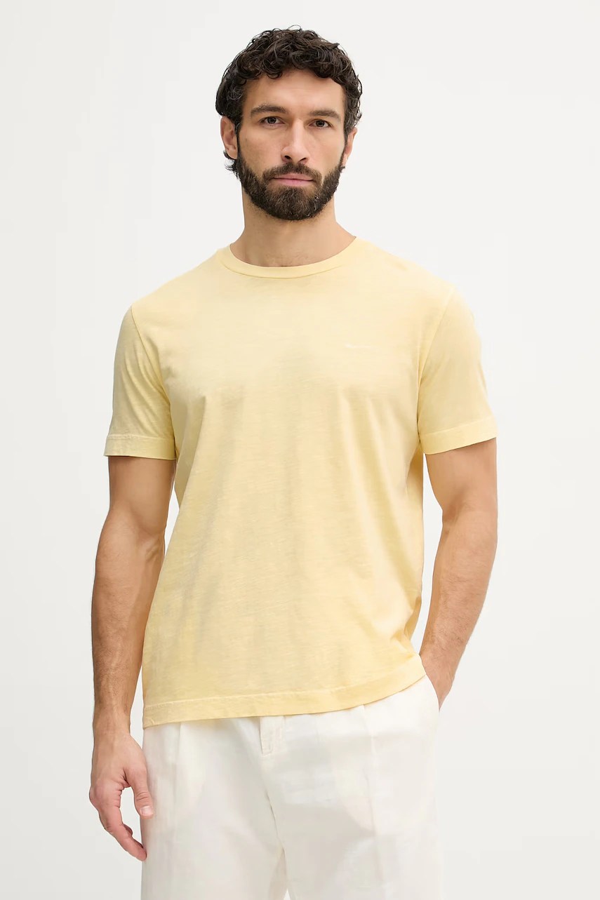 Tricou bărbătesc basic din bumbac gant Tricou bărbătesc basic din bumbac gant