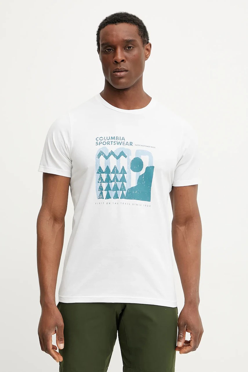 Tricou sport columbia Sun Trek pentru bărbați Tricou sport columbia Sun Trek pentru bărbați