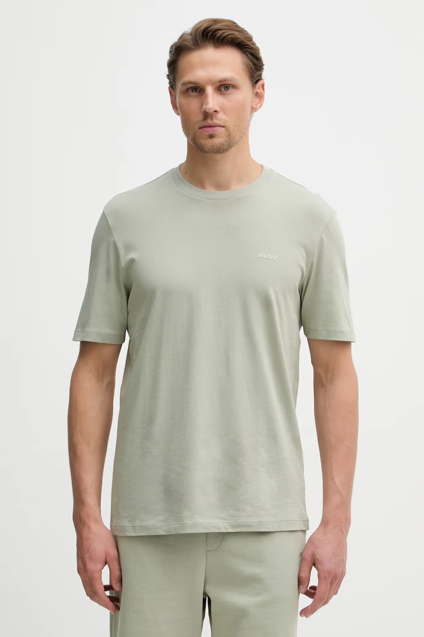 Tricou bărbătesc HUGO din bumbac Dero222 Tricou bărbătesc HUGO din bumbac Dero222
