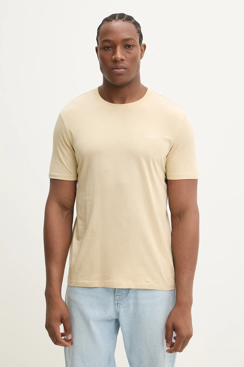 Hugo tricou bărbați Dero222 din bumbac Hugo tricou bărbați Dero222 din bumbac