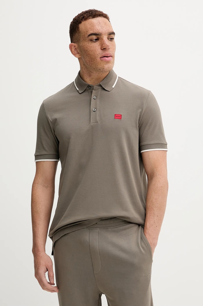 Tricou polo HUGO din bumbac Deresino232 Tricou polo HUGO din bumbac Deresino232