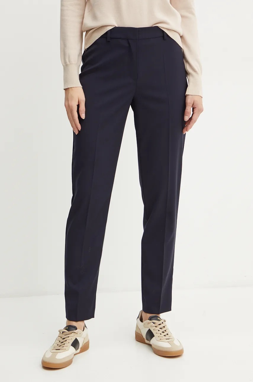 Pantaloni BOSS de lână Tilunah Pantaloni BOSS de lână Tilunah