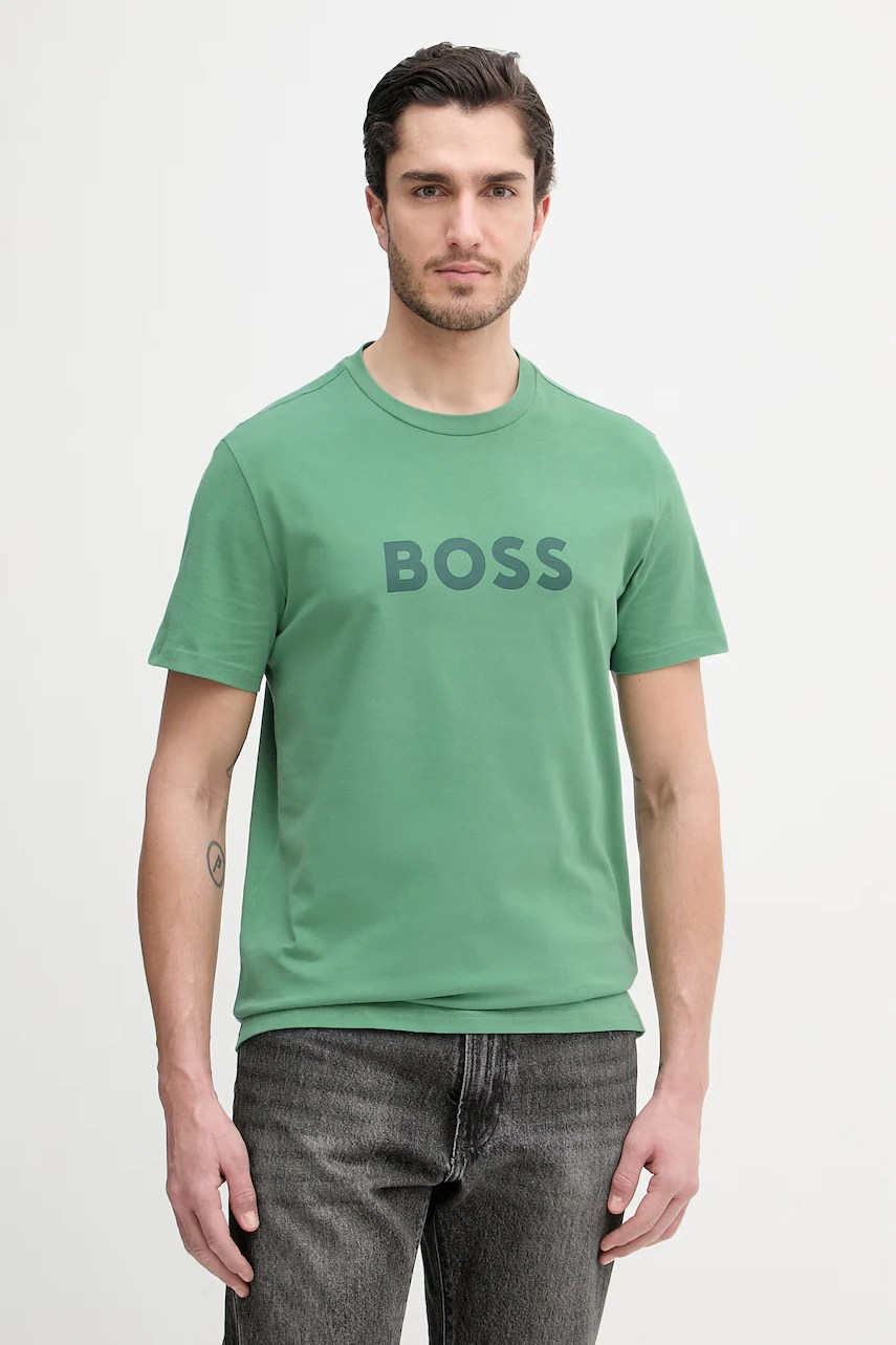 T-shirt BOSS bărbătesc din bumbac RN T-shirt BOSS bărbătesc din bumbac RN