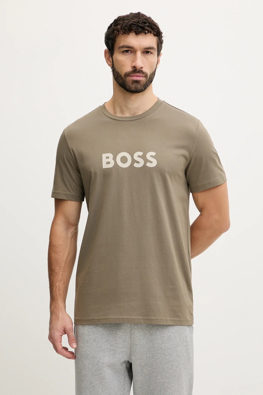 Boss t-shirt bărbătesc din bumbac RN Boss t-shirt bărbătesc din bumbac RN
