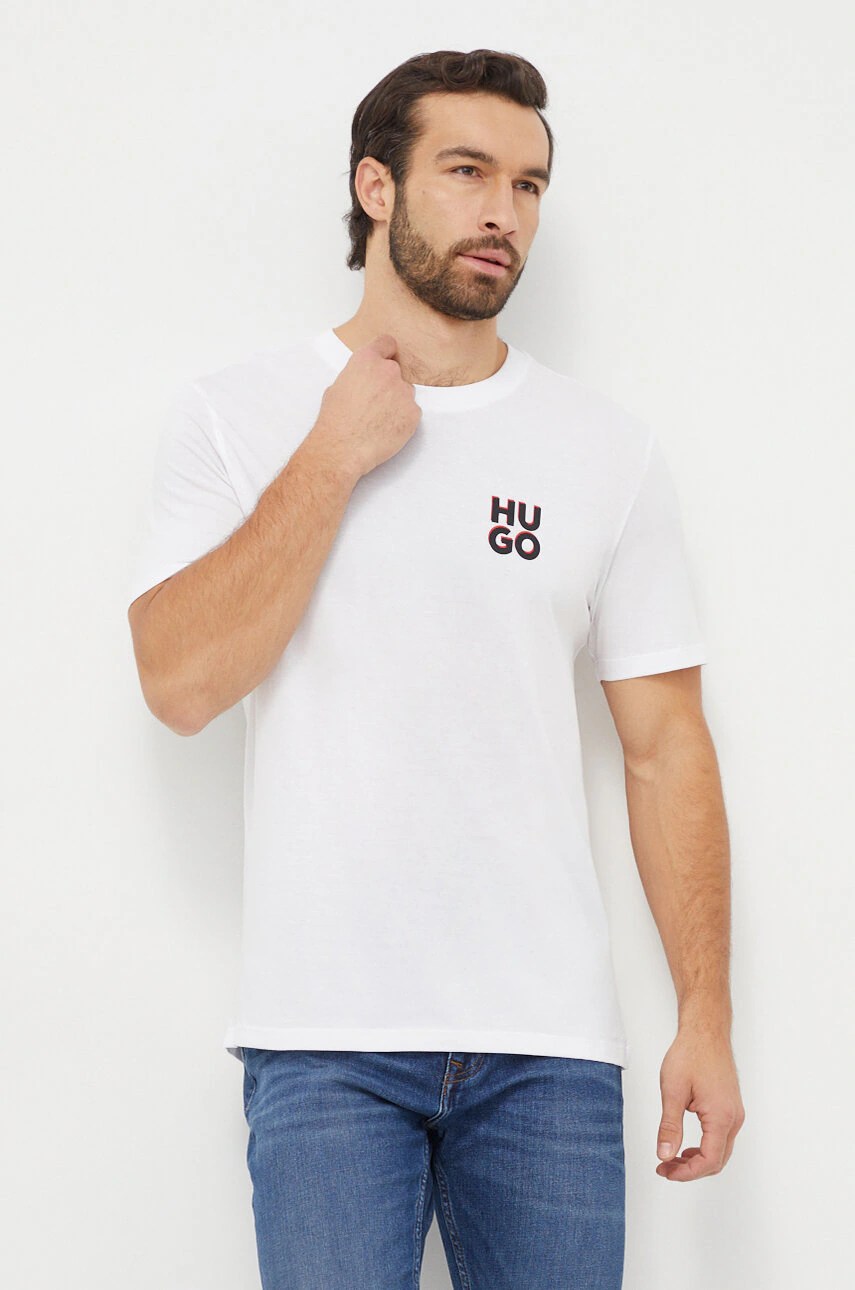 Tricou HUGO 2-pack din bumbac HUGO-dimento Tricou HUGO 2-pack din bumbac HUGO-dimento