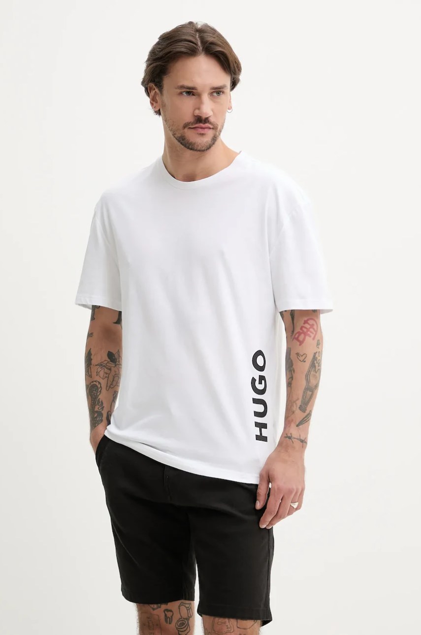 Tricou de plajă HUGO t-SHIRT RN RELAXED Tricou de plajă HUGO t-SHIRT RN RELAXED