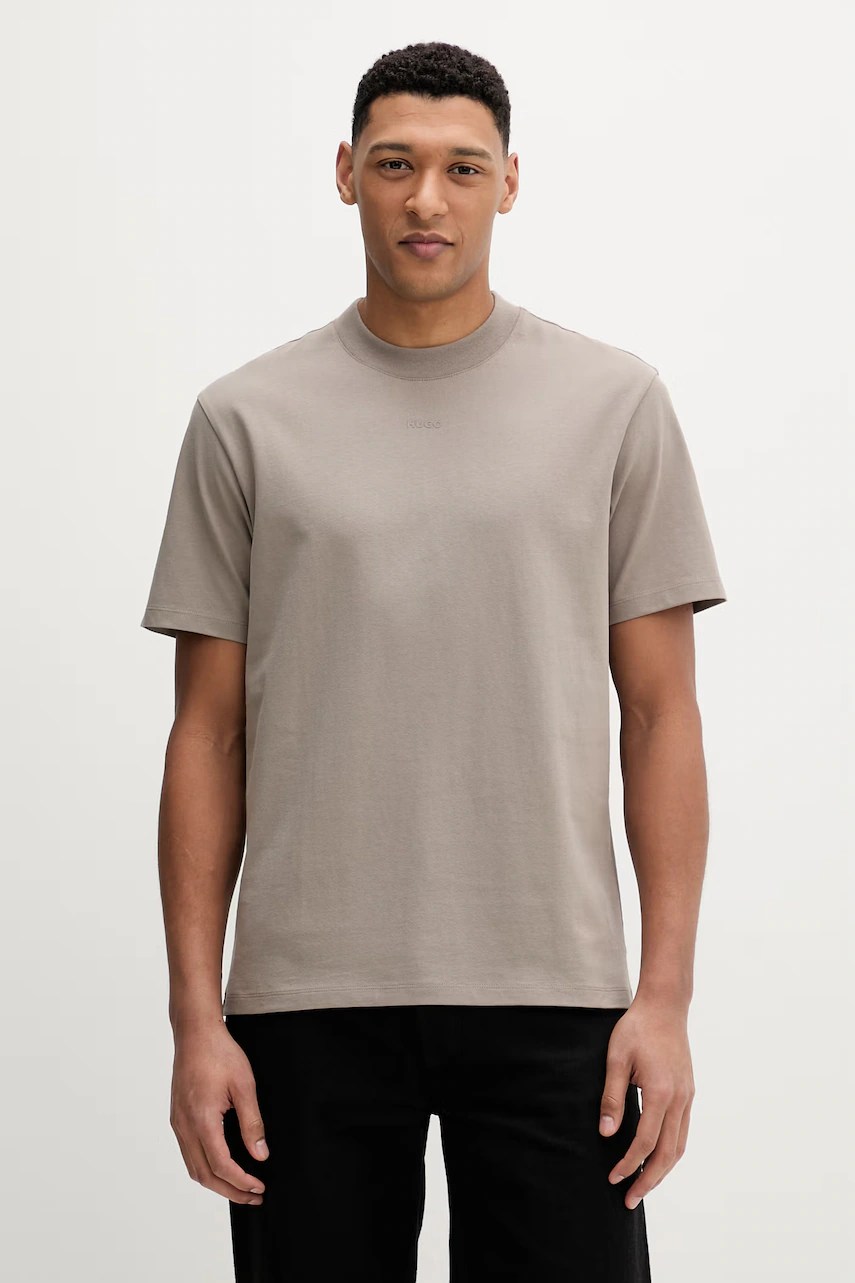 Tricou bărbătesc HUGO din bumbac Dapolino Tricou bărbătesc HUGO din bumbac Dapolino