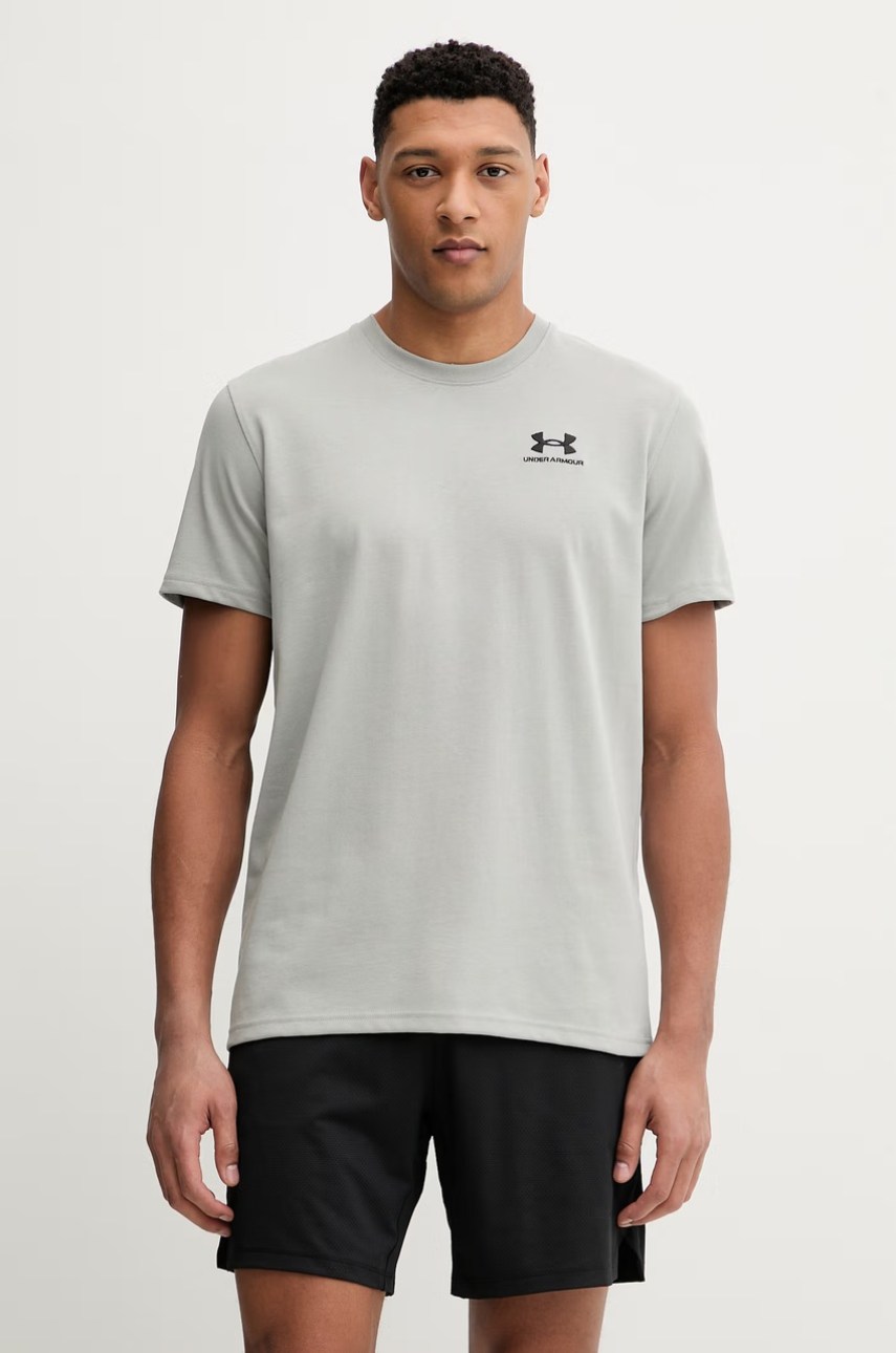Tricou de antrenament under armour cu Logo brodat Tricou de antrenament under armour cu Logo brodat